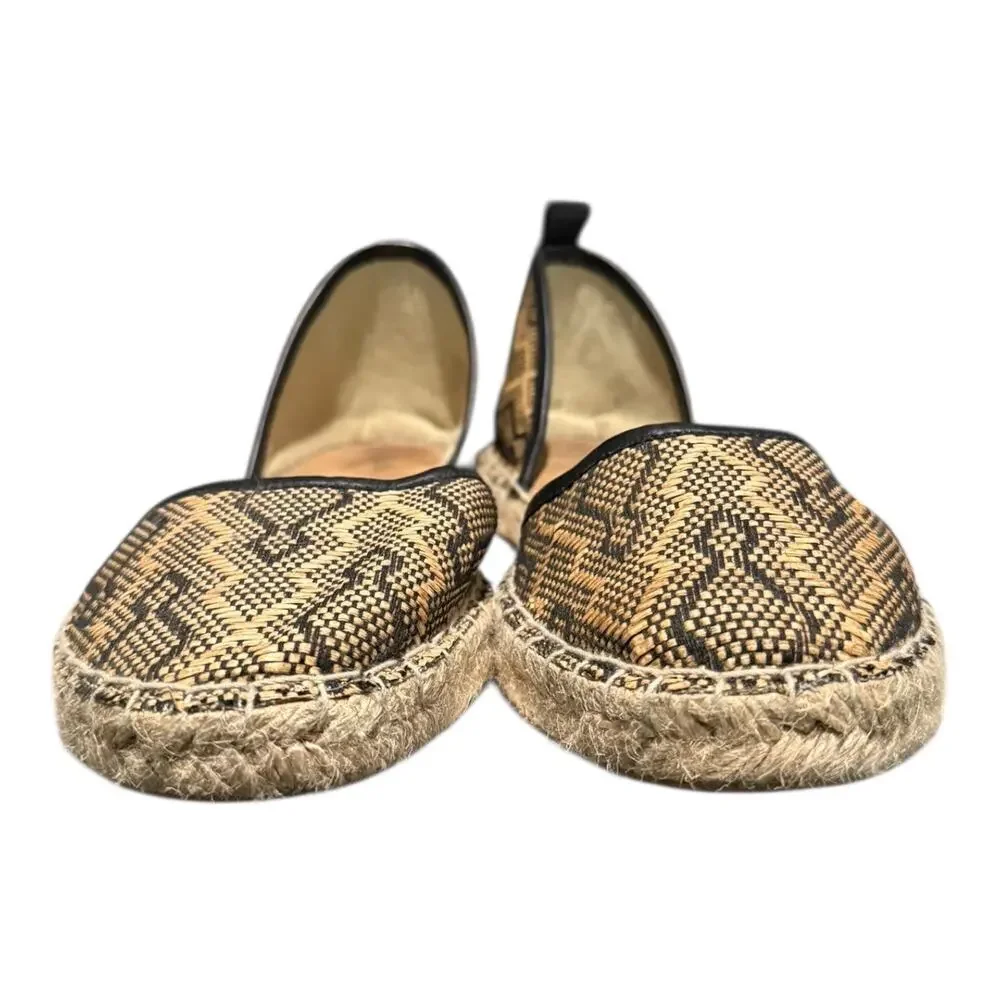 Seychelles Women’s Brown Black Slip On Espadrilles Size 10
